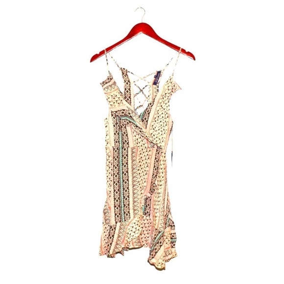 Ocean Drive Dresses & Skirts - Ocean Drive Tribal Print Dress Lace Back Medium NWT